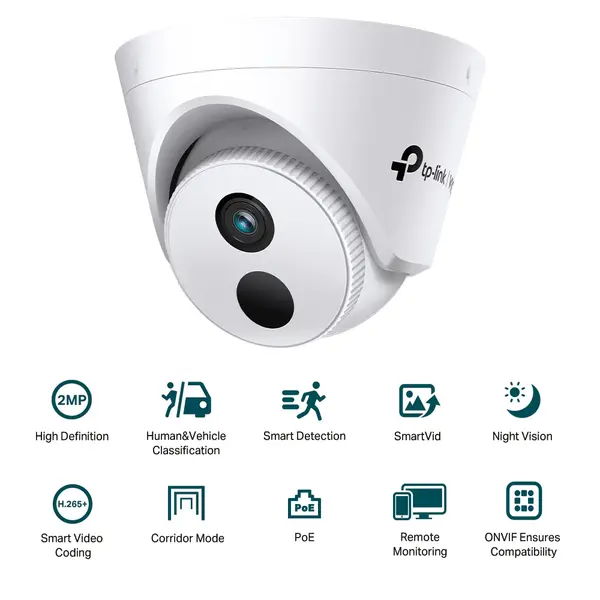 TP-Link VIGI C420I (2.8mm) 2MP IR Turret Network Camera
