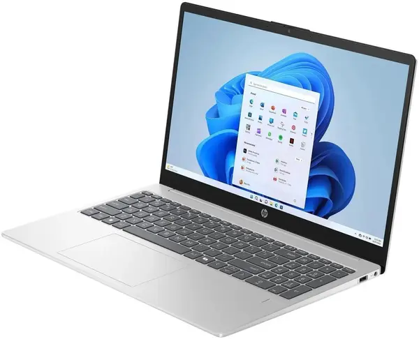 HP 15-FD0133WM Laptop Intel Core i3-N305, 8GB DDR4, 256GB SSD, 15.6" FHD IPS, Fingerprint Reader, Windows 11 Home, Natural Silver 