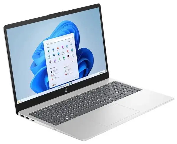 HP 15-FD1039NX Laptop Intel Core Ultra 5 125H, 16GB DDR5, 512GB SSD, Intel Arc Graphics, 15.6" FHD IPS, DOS, Natural Silver