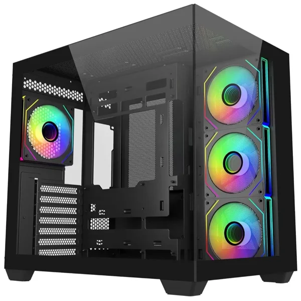 Cooler Master Elite 681 ARGB Mid-Tower PC Case Black