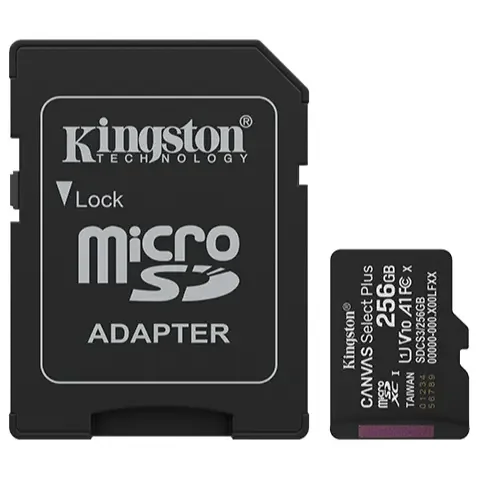 Kingston Canvas Select Plus UHS-I 256GB MicroSD Memory Card