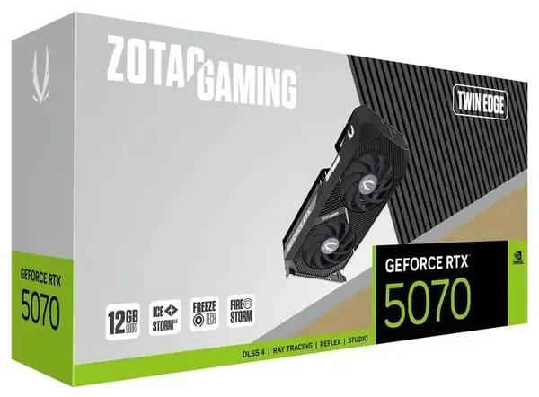 ZOTAC GeForce RTX 5070 Twin Edge 12GB GDDR7 Graphics Card