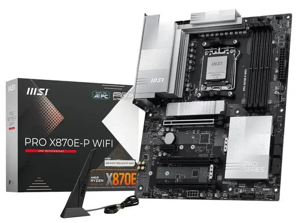 MSI Pro X870E-P Wi-Fi 7 ATX Motherboard 