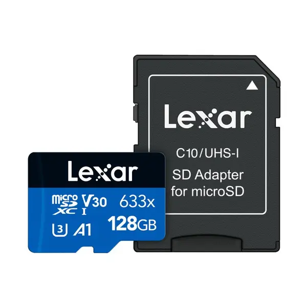 Lexar 128GB 633x microSDXC UHS-I Card BLUE Series