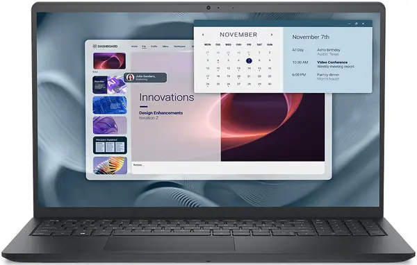 Dell Pro 15 Essential PV15250 Laptop Intel Core 3 100U, 8GB DD5, 512GB SSD, Intel UHD Graphics, 15.6" Full HD IPS 120Hz, DOS, Carbon Black