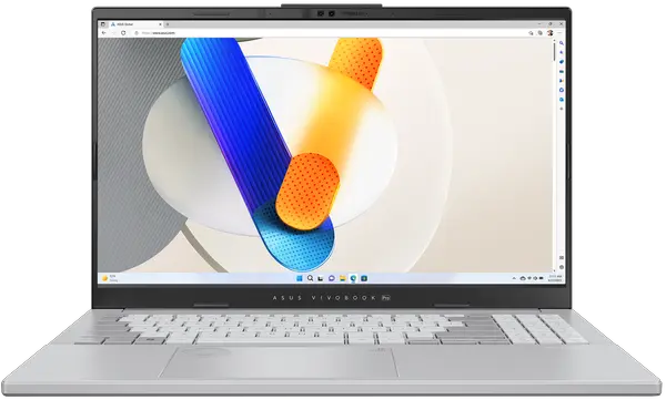 Asus Vivobook Pro 15 N6506CU Intel Core Ultra 7-255H, 16GB DDR5, 1TB SSD, NVIDIA GeForce RTX 4050 6GB, 15.6" 3K OLED, DOS, Cool Silver
