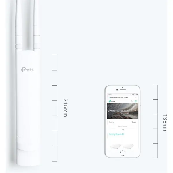 TP-Link EAP110‑Outdoor v3 N300 Wireless Outdoor Access Point