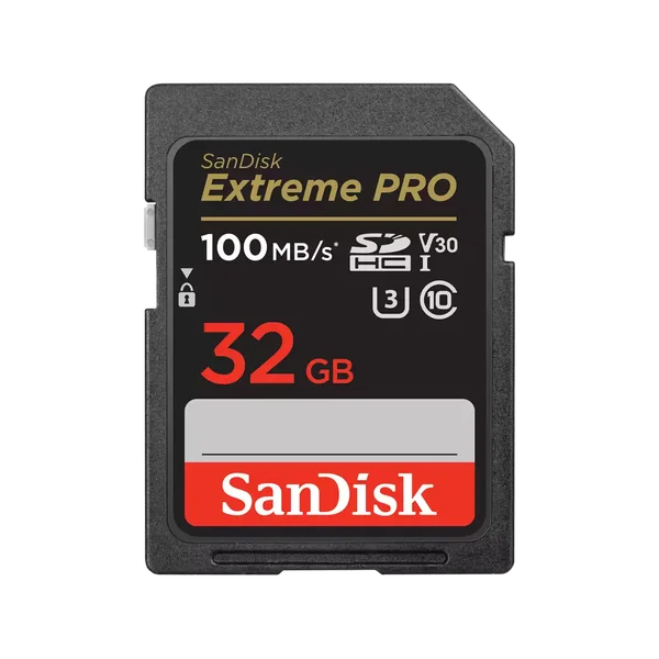 Sandisk 32GB Extreme Pro 100MB/s SD Memory Card