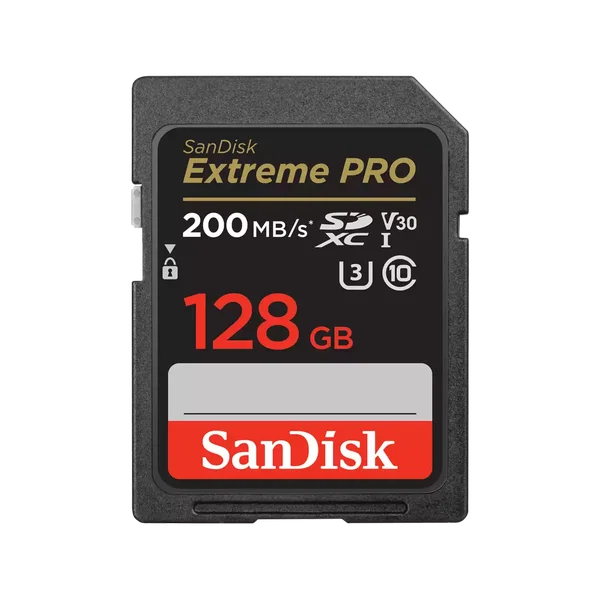Sandisk 128GB Extreme Pro 200MB/s microSDXC Memory Card