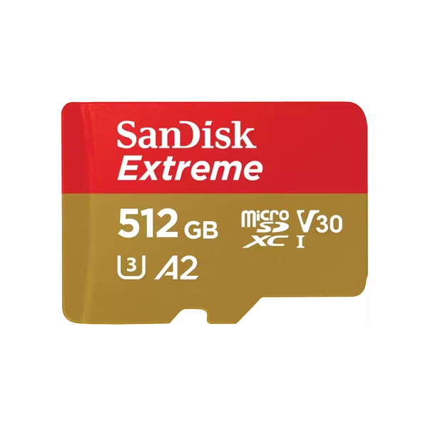 SanDisk Extreme MicroSDXC UHS-I 512GB Memory Card