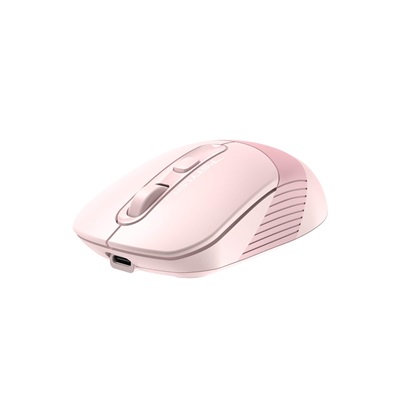 A4tech Fstyler FB10C Dual Mode Bluetooth / 2.4G Wireless Rechargeable Mouse Baby Pink