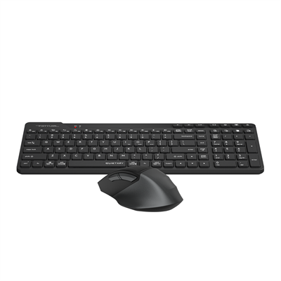 A4Tech Fstyler FB2800C Air2 Bluetooth & 2.4G Wireless Keyboard Mouse Combo Set - Dual Mode Wireless - Quiet Key - Silent Click Mouse - Desk + Air Dual Functions - USB Type-C Rechargeable