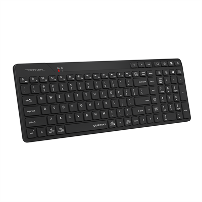 A4Tech Fstyler FBK27C AS Bluetooth & 2.4G Rechargeable Wireless Keyboard - Black/White