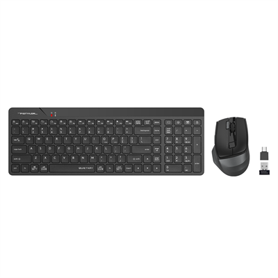 A4Tech Fstyler FG2400 Air2 2.4G Wireless Power-Saving QuietKey Keyboard & Silent Click Mouse Combo Set