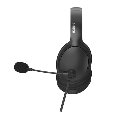 A4Tech Fstyler FH280U Conference Over-Ear Foldable Headphone - DSP Stereo Sound - Noise Cancelling - Soft Leather Ear Pads - USB - Black