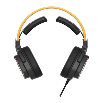A4Tech Bloody G565 Virtual 7.1 Surround Sound RGB USB Gaming Headphone - Energy Black - Compatible with PC, Laptop, PS4, PS5