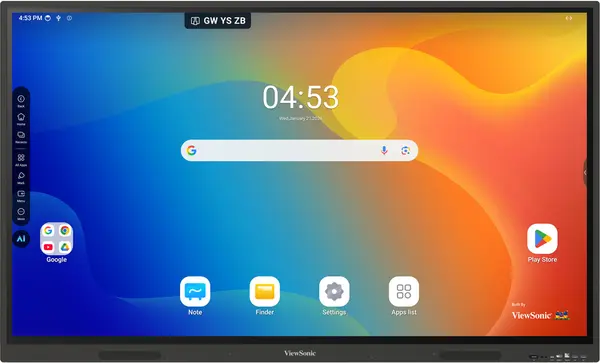 ViewSonic ViewBoard IN6505-C 65" 4K Interactive Display EDLA Certified