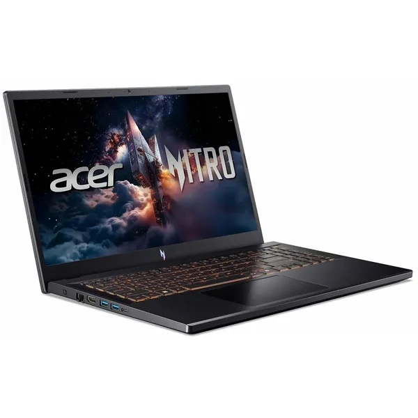 Acer Nitro V15 ANV15-52-58ZA Gaming Laptop Intel Core 5-210H, 16GB DDR4, 512GB SSD, RTX 5050 8GB, 15.6" FHD IPS 165Hz, Windows 11 , Obsidian Black, 1 Year Acer Official Warranty