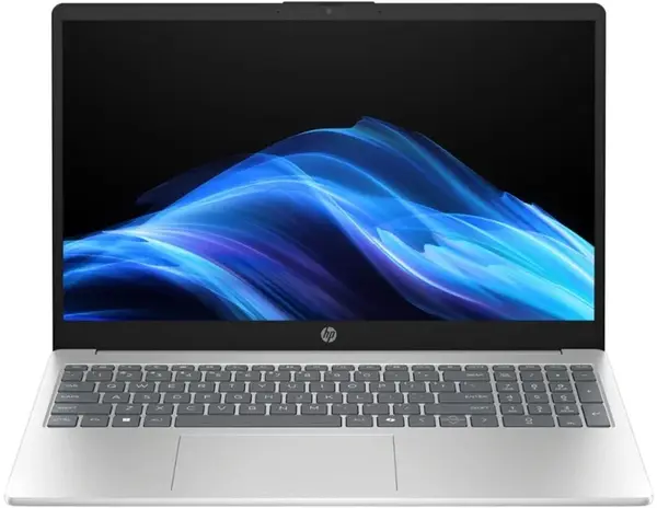 HP 15 FD0641NIA Laptop Intel Core 5 120U, 8GB DDR5, 512GB SSD, Intel Integrated Graphics, 15.6" Full HD 60Hz, Backlit Keyboard, DOS, Natural Silver