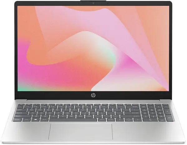 HP 15 FD0912TU Laptop Intel Core 5 120U, 8GB DDR5, 512GB SSD, Intel Integrated Graphics, 15.6" Full HD 60Hz, Backlit Keyboard, DOS, Natural Silver