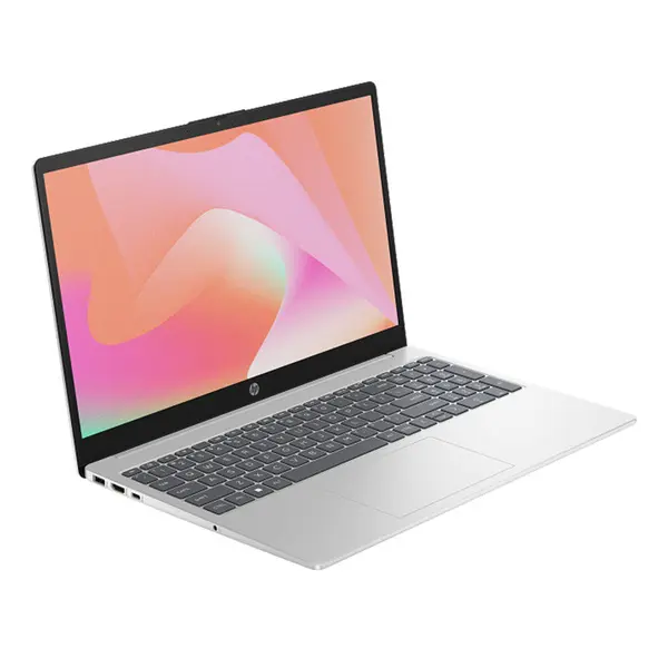 HP 15 FD0912TU Laptop Intel Core 5 120U, 8GB DDR5, 512GB SSD, Intel Integrated Graphics, 15.6" Full HD 60Hz, Backlit Keyboard, DOS, Natural Silver