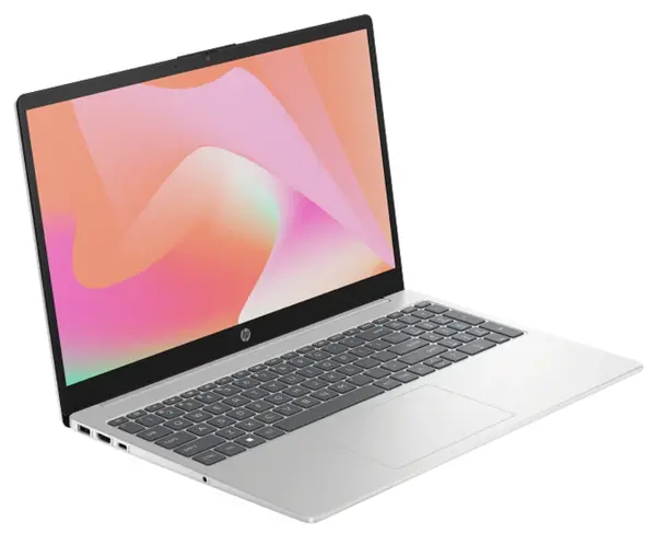 HP 15 FD2098TU Laptop Intel Core Ultra 7-255U, 16GB DDR5, 512GB SSD, Intel Graphics, 15.6" FHD, DOS, Natural Silver