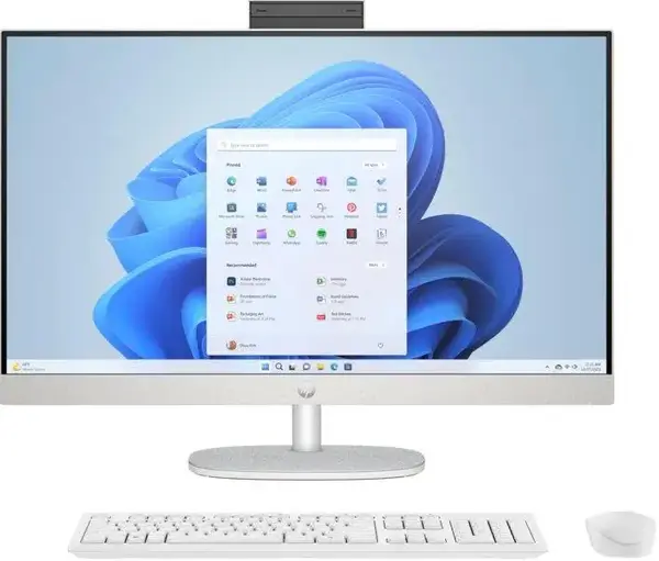 HP AIO 27-CR2013D Intel Core Ultra 7-255U, 16GB DDR5, 512GB SSD, 27" FHD IPS Touch, Windows 11 Home, White