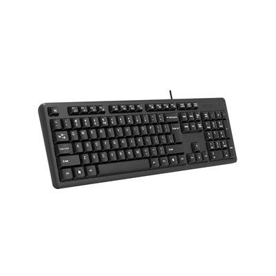 A4tech KK-3 Multimedia FN Keyboard- USB - Black