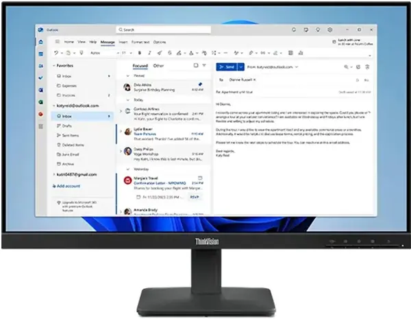 Lenovo S24-4E 24" Full HD LED Monitor