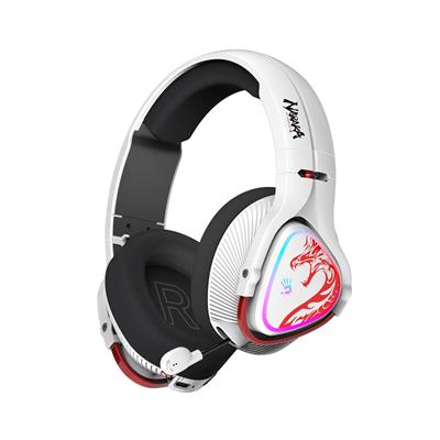 A4tech Bloody MR720 Naraka All-in-One RGB Gaming Headphones (Bluetooth v5.3 + 2.4GHz Wireless + Wired Multi-Mode Connection) Compatible with PC/Tablet/Mobile/PS4,5/Switch/Xbox