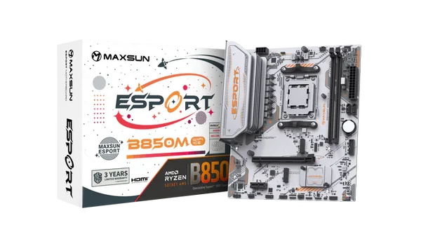 Maxsun MS-eSport B850M WiFi Ice Motherboard