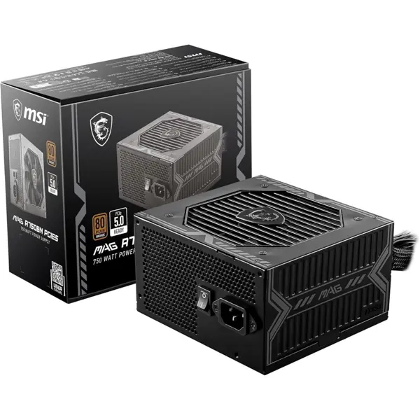MSI MAG A750BN PCIe 5 750W 80 PLUS Bronze Power Supply