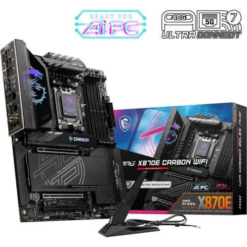 MSI MPG X870E CARBON WIFI ATX Motherboard