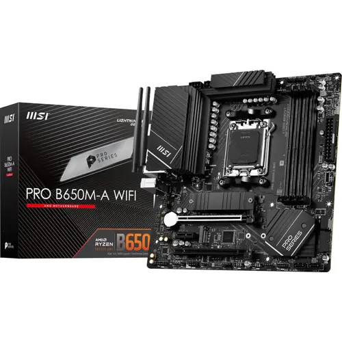 MSI PRO B650M-A WIFI Micro-ATX Motherboard