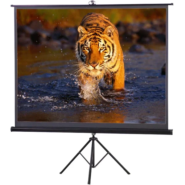 Speed-X Projector Screen 120-Inch Tripod Portable 6×8 Feet