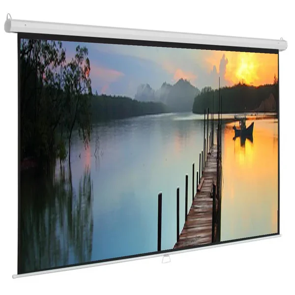 Speed-X Projector Screen 150-Inch Manual 8×10 Feet Matte White