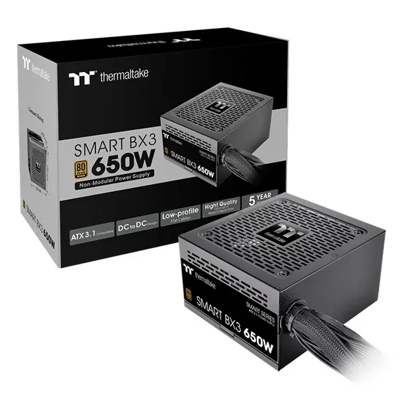 Thermaltake Smart BX3 650W 80+ Bronze Non-Modular Power Supply
