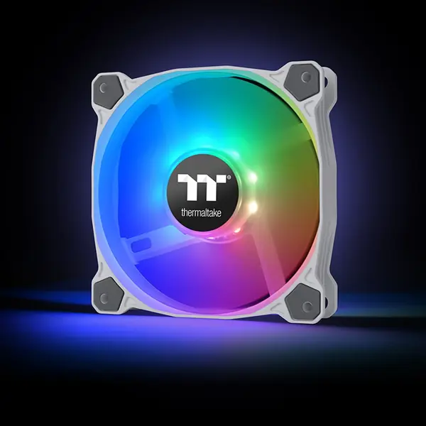 Thermaltake Pure 12 120mm ARGB Sync Radiator Fan TT Premium Edition 3-Pack White
