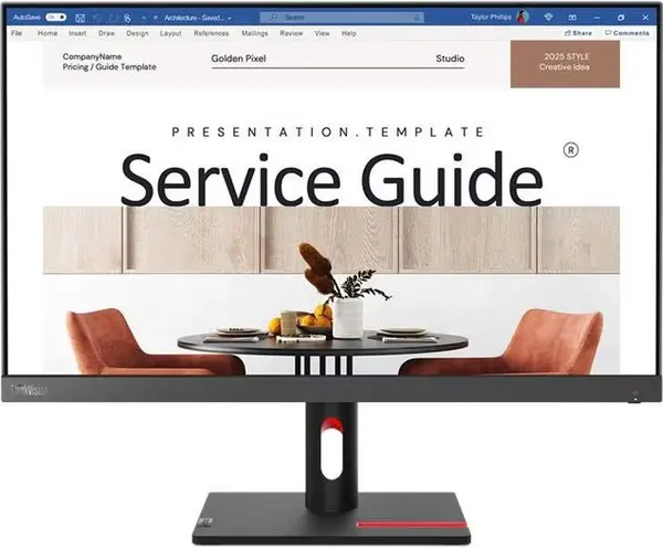 Lenovo S24i-30 24" Full HD LED Monitor