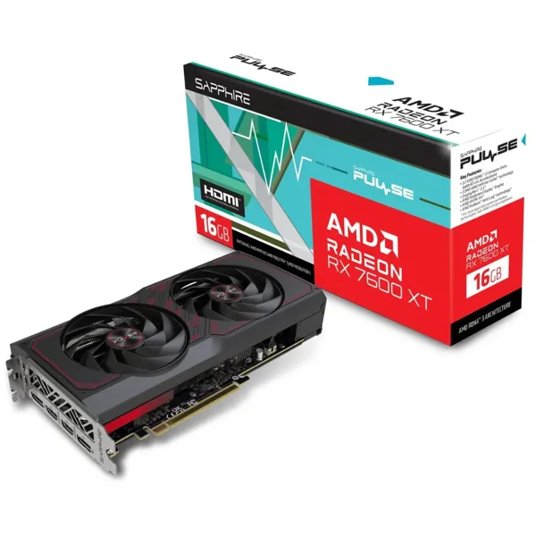 Sapphire Pulse AMD Radeon RX 7600 XT 16GB Graphics Card
