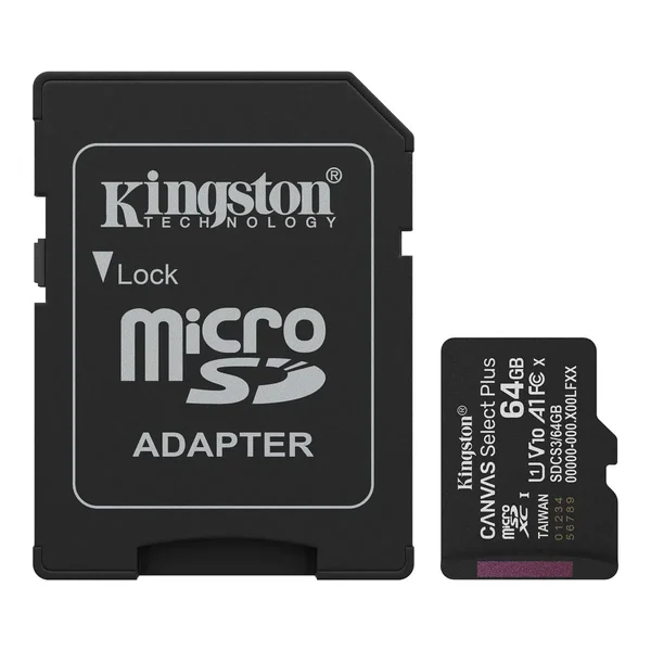 Kingston Canvas Select Plus UHS-I 64GB MicroSD Memory Card