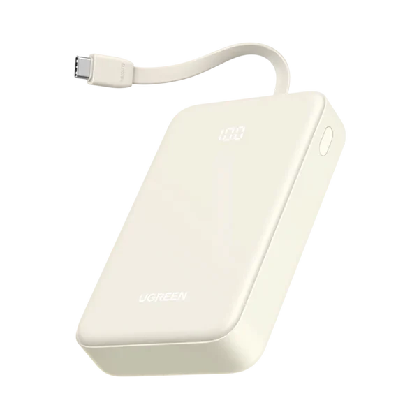 UGREEN 20000mAh Power Bank With Built-in Cable, 35340 