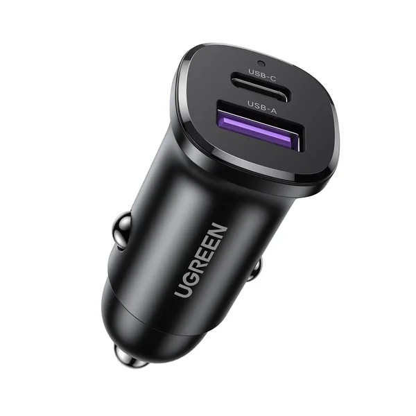 UGREEN 30W 2-Ports Fast Car Charge, EC305, 25845 