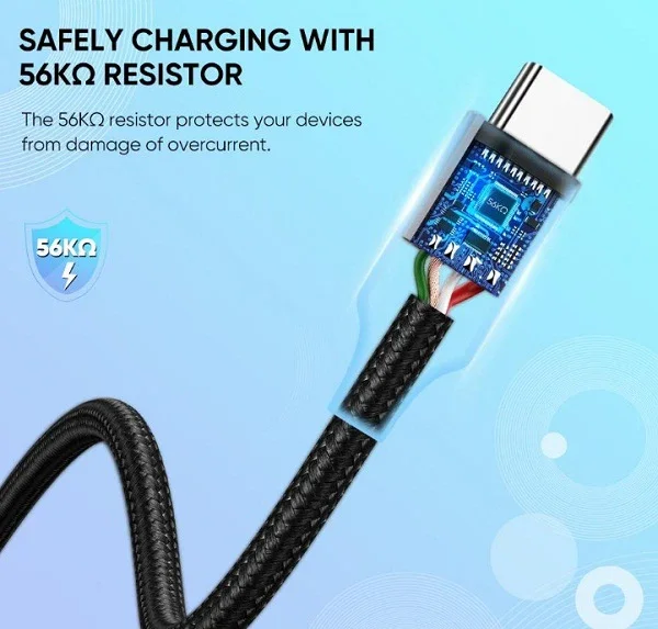 UGREEN USB-A TO USB-C Aluminum Braid Charging Cable , 1 Meter, 60126 