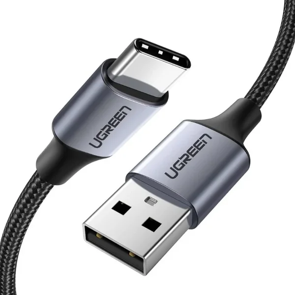 UGREEN USB-A TO USB-C Aluminum Braid Charging Cable , 1 Meter, 60126 