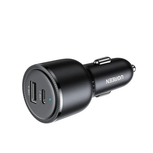 UGREEN 63W USB-C PD + USB-A Fast Car Charger, EC701, 35023