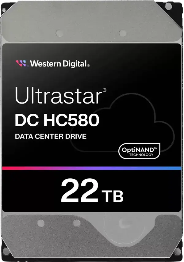 Western Digital Ultrastar DC HC580 22TB 3.5" Enterprise Hard Drive