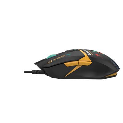 A4Tech Bloody W63 Max RGB Gaming Mouse - Savage Impact Collection - BC3332-A Gaming Engine - 12,000 CPI - 2000 Hz Report Rate - RGB Backlit - Midnight