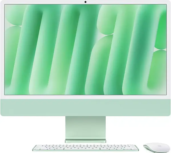 Apple iMac 24 MDQ24 Apple M4 Chip, 24GB Memory, 512GB SSD, 24" Retina Display, macOS, Green