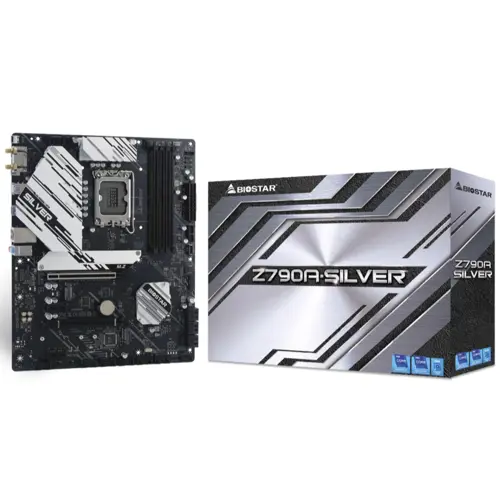 BioStar Z790A-Silver Intel 12/13th Gen ATX Motherboard